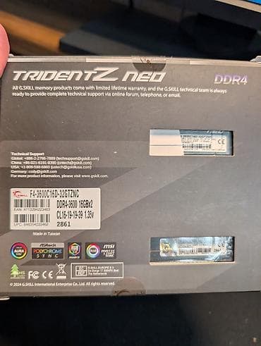 rx 580: Оперативная память (RAM) для ПК, Б/у, G.SKILL, 32 ГБ, DDR4, 3600 МГц — 2