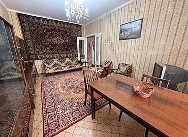 комнаты ыссык куль: 2 комнаты, 48 м², 105 серия, 2 этаж, Косметический ремонт — 2