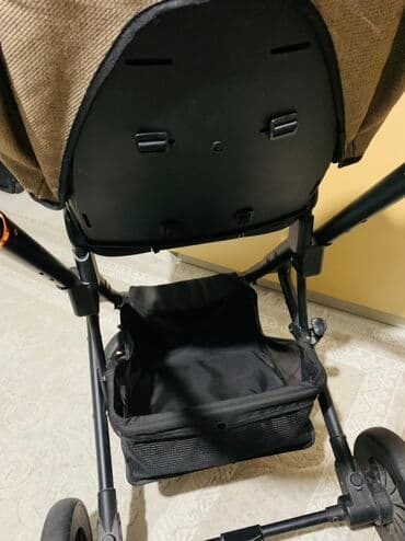 коляски двойняшек: Балдар арабасы, түсү - Күрөң — 3