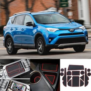 куда: Резинки в салон и кармашки дверей для Toyota RAV4. Для моделей с 2013 — 1