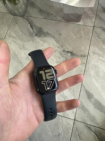 vintage t9: Apple watch 9 Серия 
Цвет темно синий 
64 память 
Акб 97 — 1