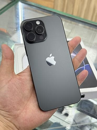 айфон бишкек: IPhone 16 Pro Max, Б/у, 256 ГБ, Black Titanium, Коробка, 100 % — 10