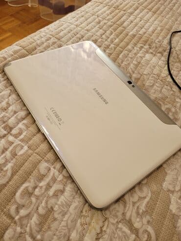 микро флешки: Планшет, Samsung, память 16 ГБ, 10" - 11", 3G, Б/у, Детский цвет - Белый — 2