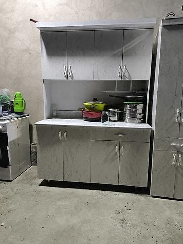 стол для учения: Кухонный гарнитур, цвет - Серый — 2