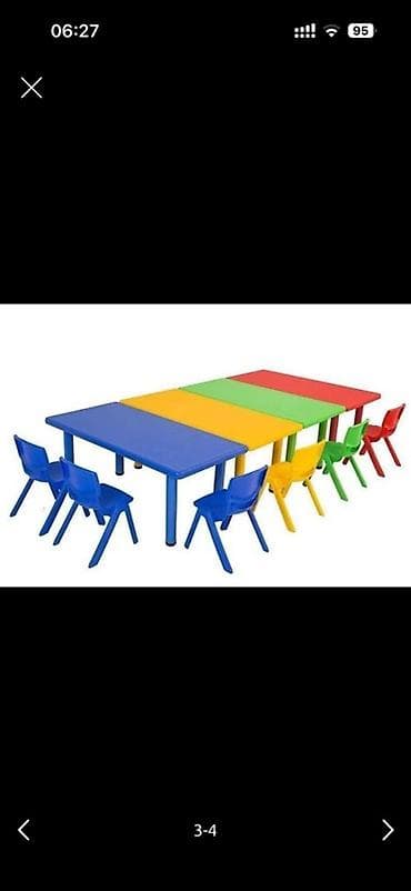 Кресла: Комплект детского стола и стула — 4