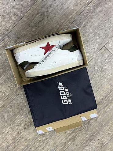 Мужские кроссовки, 40, 41, 42, Golden Goose, Новый, цвет - Белый, Самовывоз, Платная доставка