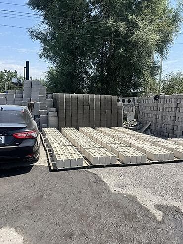 поддон бишкек: Заборы из пескоблока, Установка — 6