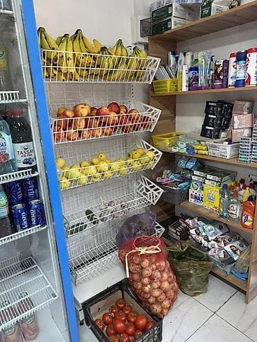 Торговое оборудование: Металлический стеллаж-секция для фруктов и овощей - Тип: напольный — 2