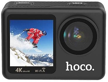 батарейка для наушников: Экшн‑камера Hoco 4K Ultra HD с Wi‑Fi - Запись видео до 4K Ultra HD — 1