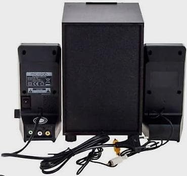 wireless speaker: Акустическая система Microlab M-100 (2.1) - Комплект: сабвуфер + две — 6