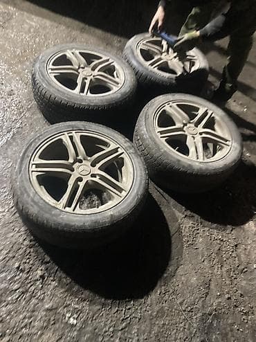 bmw diski: Литые Диски R 17 AMG, Комплект, отверстий - 5, Б/у — 1