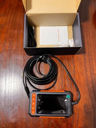 видио регистрация: Эндоскоп с монитором Кабель 3 метра Две камеры, прямая и боковая — 15