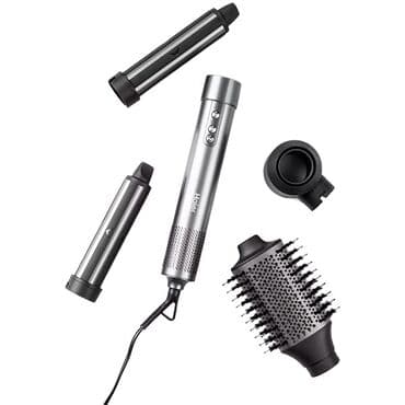 утюжок с тремя насадками: Многофункциональный стайлер для волос Haier в стильном черном корпусе — 2