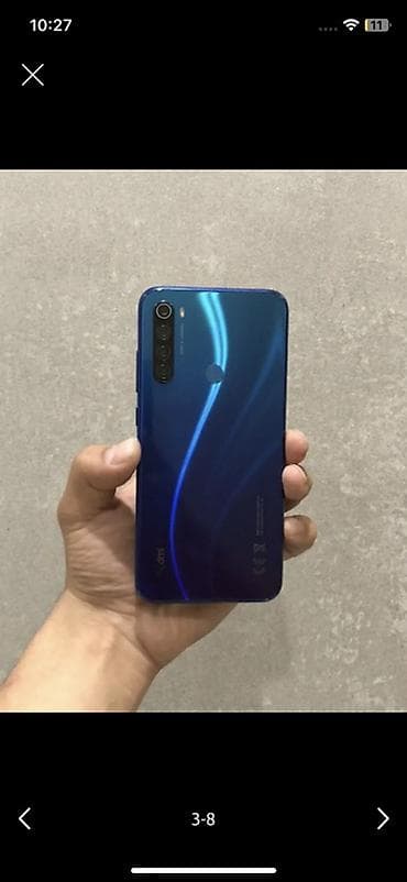 hdd 2000gb: Redmi, Redmi Note 8, Б/у, 64 ГБ, цвет - Синий, 2 SIM — 3