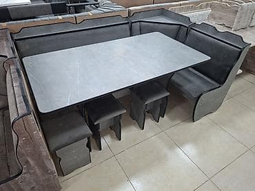 silver kitchen: Кухонный стол и стул, Новый, Платная доставка, цвет - Серый — 4