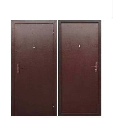 входные двери железные: Металические входные двери коричневого цвета. У каждой двери есть — 1