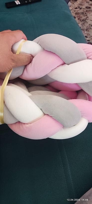 Бортики для детских кроватей, Новый, цвет - Розовый