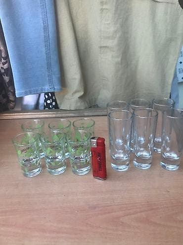 стопки перевёртыши: Рюмочки новые в упаковке, по 60 сом штука 24 и 18 штук — 1