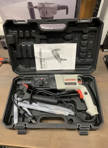 Перфоратор, Crown, Новый, Самовывоз, Бесплатная доставка, Платная доставка