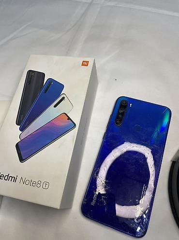 Redmi, Redmi Note 8, Б/у, 64 ГБ, цвет - Голубой