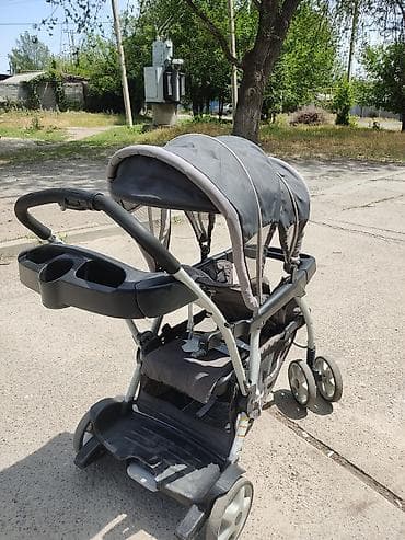лабубу цена оригинал: Продается американская двухместная коляска Graco для погодок б/у — 4