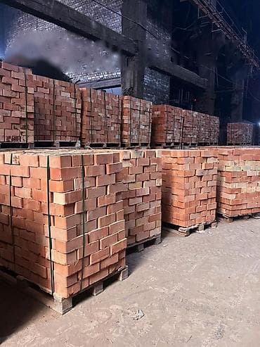 угольный брикет: Полнотелый, таблетка, Жженый кирпич, Одинарный, 250×120×65 — 1