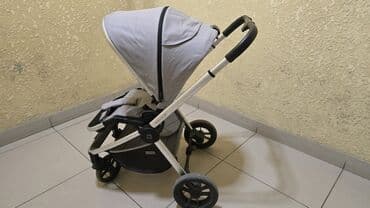 Коляскалар: Балдар арабасы, түсү - Күмүш, Колдонулган — 2