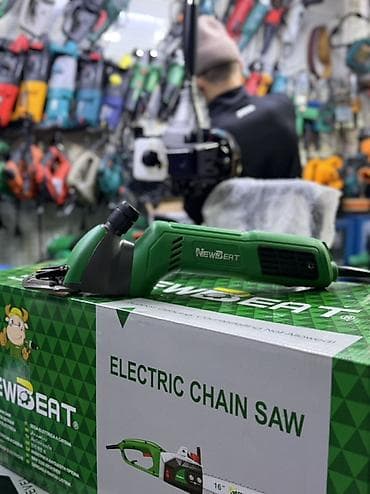 Электрическая цепная пила NEWBEAT Описание: - Сетевой инструмент для at lalafo.kg Электрическая цепная пила NEWBEAT Описание: - Сетевой инструмент для