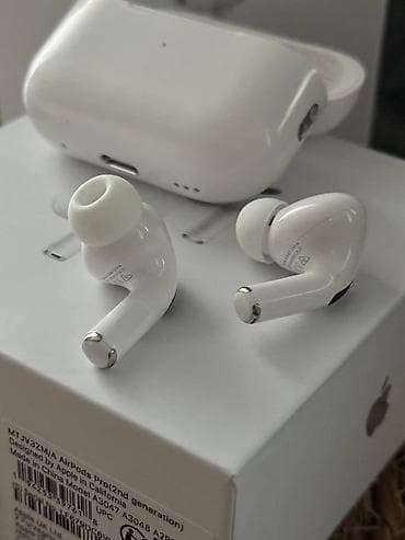 Аудиотехника: Зымсыз вакуумдук кулакчындар, Apple, AirPods Pro 2, Жаңы — 5