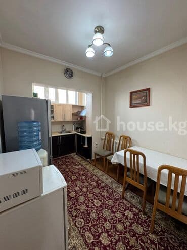 суточный квартира бишкек молодая гвардия: 3 комнаты, 80 м², 106 серия, 6 этаж, Евроремонт — 3