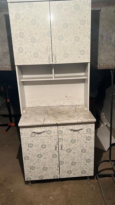 навесные шкафы для кухни бу: Кухонный шкаф, Напольный, Без мойки, ЛДСП — 2