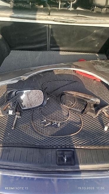 зеркало ванная: Передний бампер (пластик), окраска темно-серая/графит. - Материал — 5