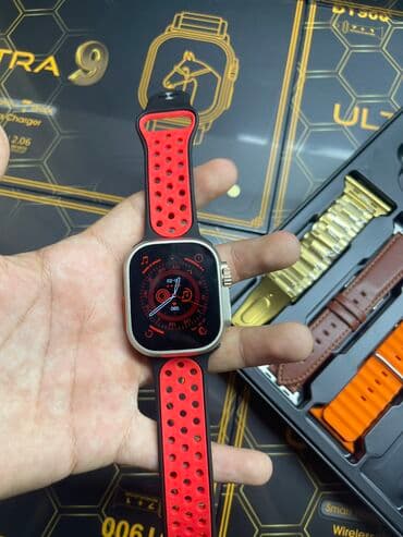 лучшая копия apple watch 2021: Applewatch 8 ultra Подключается на ios/android Батарея на 2-3 дня 7 — 4