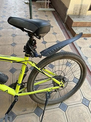bmx mtb: Горный велосипед BANTLI BT-400 в ярком желтом цвете, оборудованный — 4