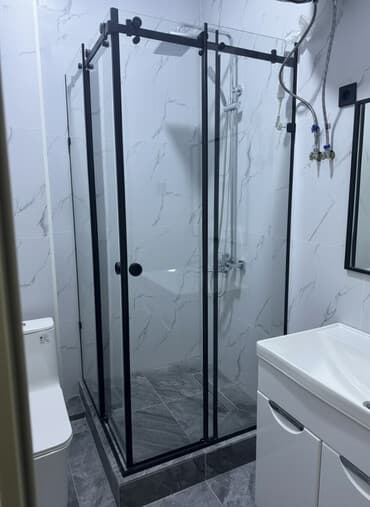 бани бочка: Душевая кабина Прямоугольная, Покрытие: Антикапельное — 4