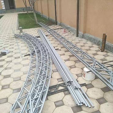 Металлическая ферма, Форма: Арка, Антикоррозийная обработка