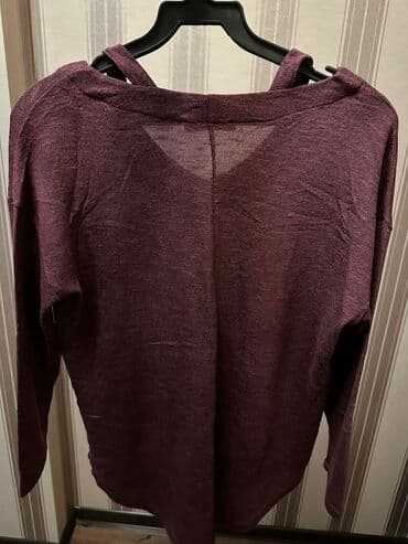 брендовые мужские спортивные костюмы из турции: Лонгслив, цвет - Бордовый, Турция, S — 2