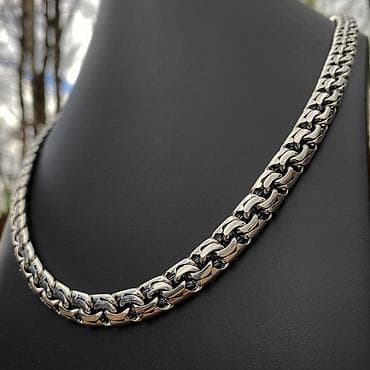 Жеке буюмдар: Серебряная цепь Бисмарк 90 грамм Серебряные Цепи и Браслеты — 7
