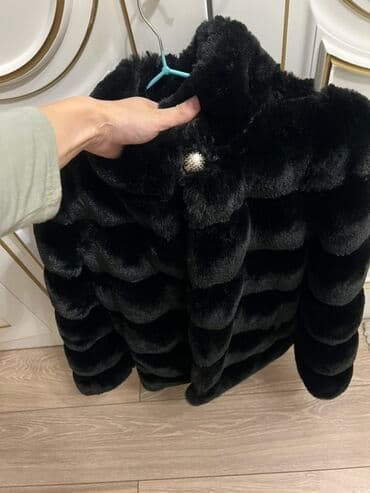 шуба кроликовая: Шуба, Короткая модель, S — 3