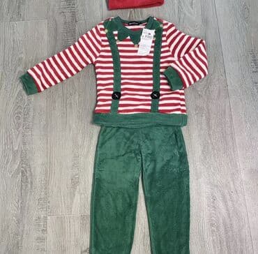 детские спортивные костюмы леопардовые: Комплект, цвет - Зеленый, Новый — 2