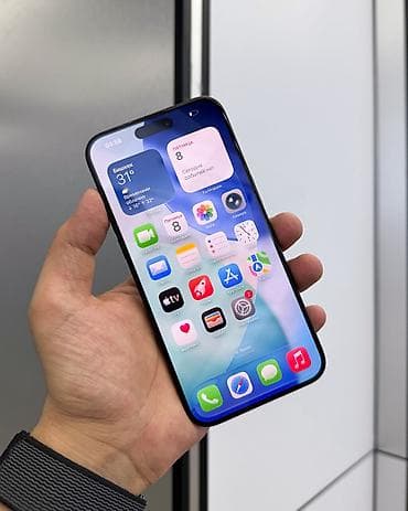 iphone 12 pro ош: IPhone 15 Pro Max, Б/у, 256 ГБ, Blue Titanium, Защитное стекло, Чехол, В рассрочку, 90 % — 2