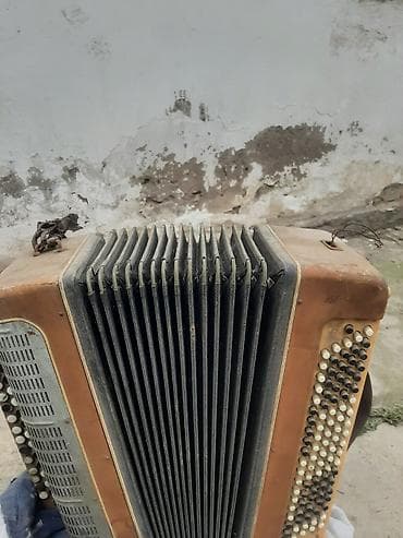 Аңчылык жана балык уулоо: Баян (кнопочный аккордеон), старого образца. Характеристики по фото — 7