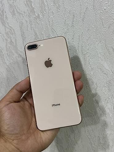 Apple iPhone: IPhone 8 Plus, Б/у, 64 ГБ, Золотой, Чехол, 73 % — 1