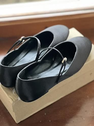mango 37: Туфли, 40, Zara, Новый, цвет - Черный — 1