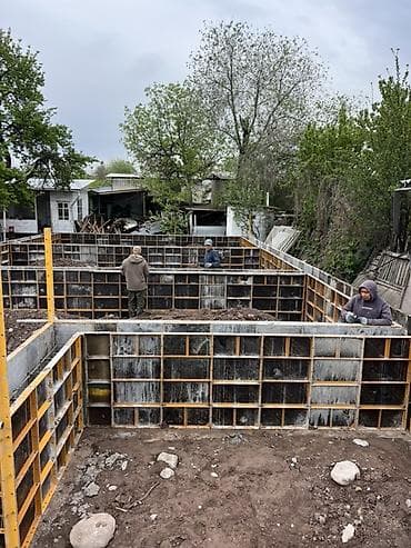 пластиковые столы в аренду: Строительство монолитных фундаментов под дом, баню, гараж и — 2