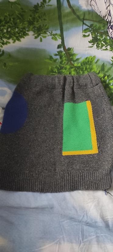 Юбки: Шерстяная юбка короткая 200 и трикотажная юбочка 200 — 1