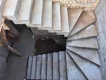 бетон кант: Бетонная лестница Для дома, Форма лестницы: Прямая, Стиль: Модерн — 6