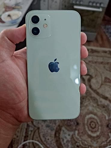 amazfit bip 6: IPhone 12, Б/у, 128 ГБ, Зеленый, Кабель, 78 % — 1