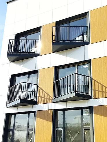 услуги строительные работы: Вентилируемые фасады из металлокассет и фиброцементных/композитных — 1