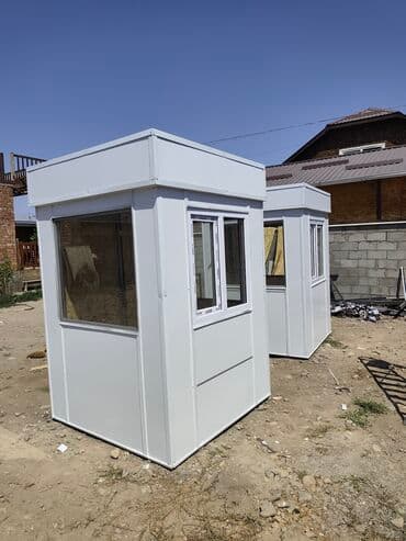 контейнерный дом: Пост охраны/киоск из сэндвич‑панелей - Компактные модульные будки — 1